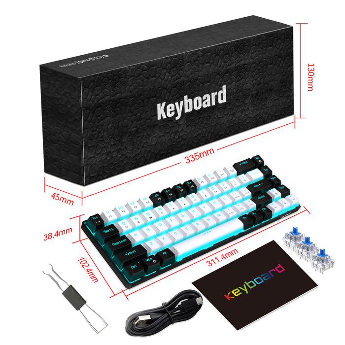 Mechanical Gaming Keyboard Double Injection Key Cap